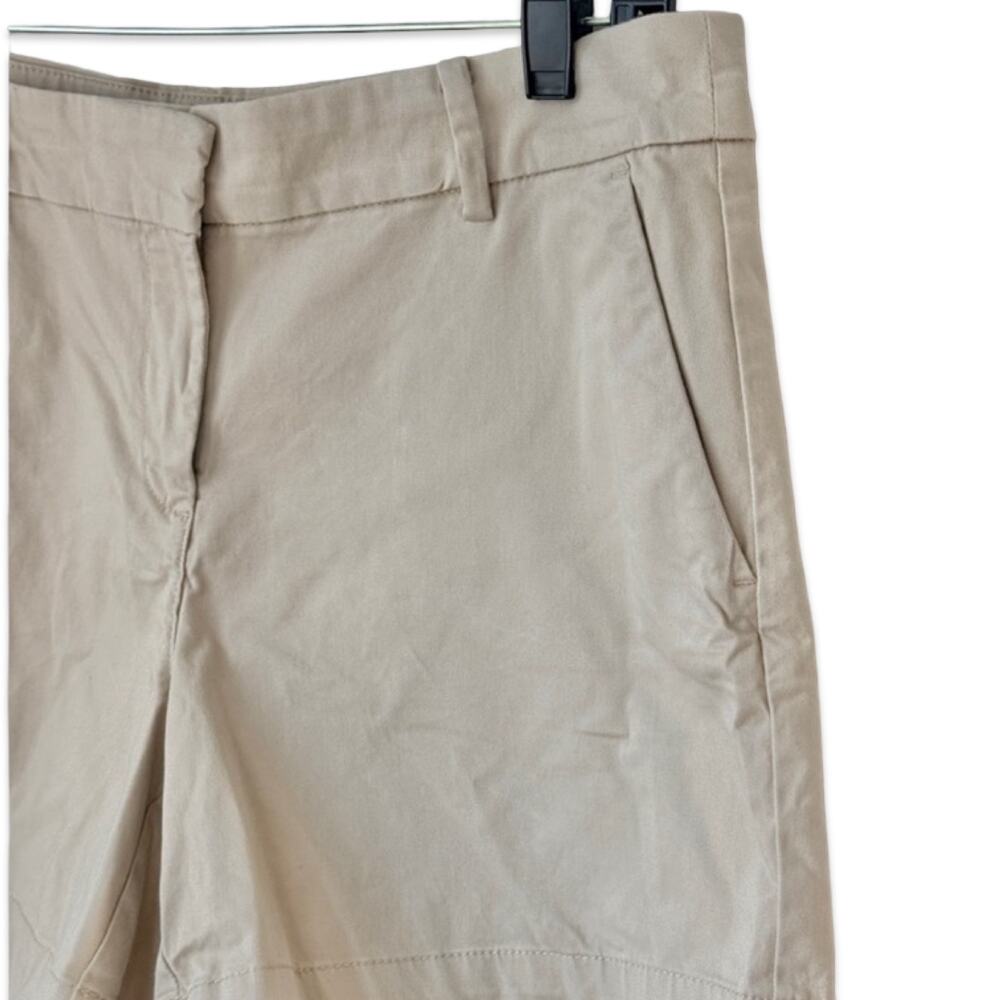 Nautica Tan Khaki Beige 5-Inch Inseam Classic Chino Shorts Women's Size 8 - Picture 10 of 10